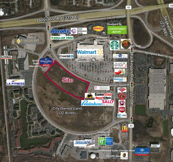 10 Acre Site in Fountain Square of Waukegan to Be Sold at Auction