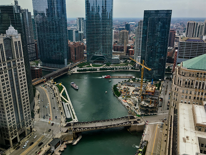 Construction throughout Chicago Illinois