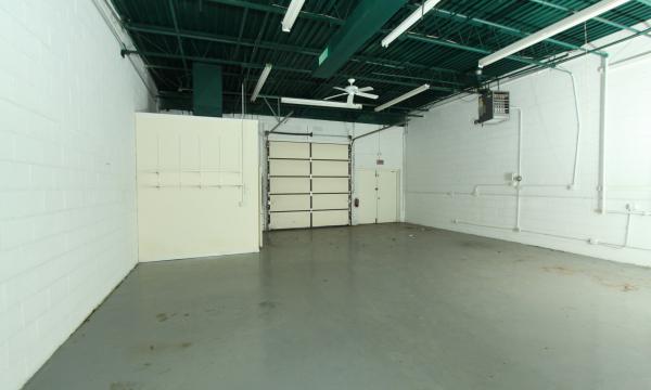 Ample warehouse with dock for storage