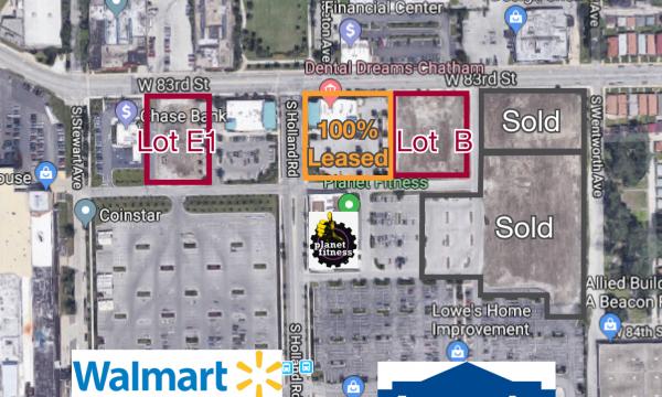 two commercial development sites for sale in Chatham