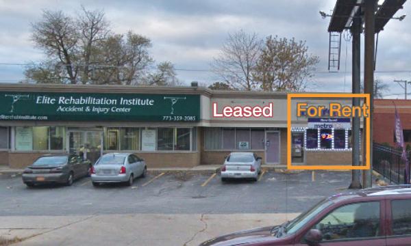 retail storefront on busy Stony Island for lease
