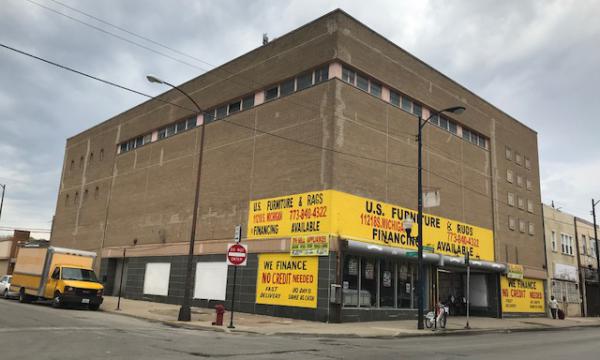 Retail building on Michigan with potential to rehab as self storage property