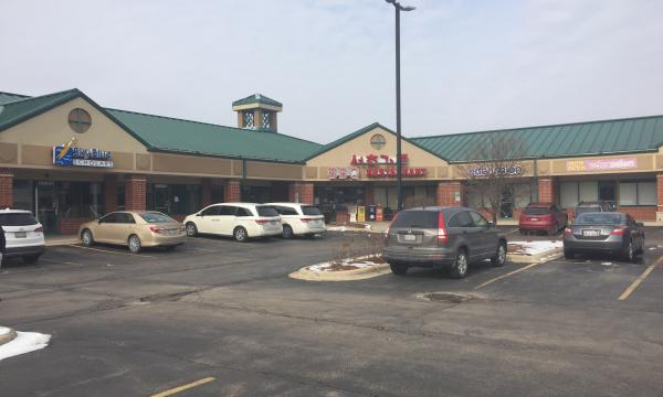 Retail storefronts on Maple in Lisle available for lease from Millennium Properties