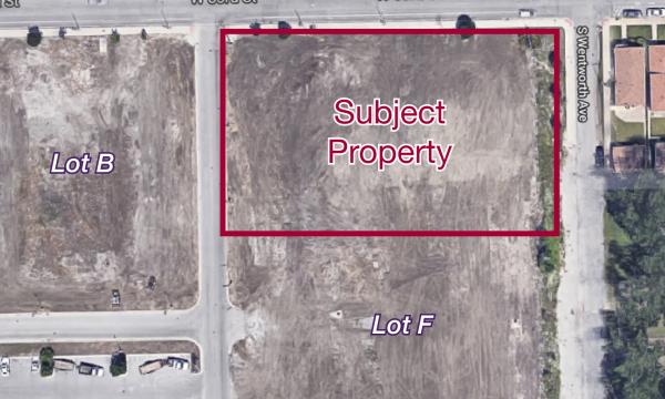 Potential retail, restaurant or office development site in Chicago's Chatham neighborhood