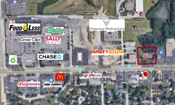 Auction 10/25: 1.27 Acre Development Site in Busy Commercial Corridor