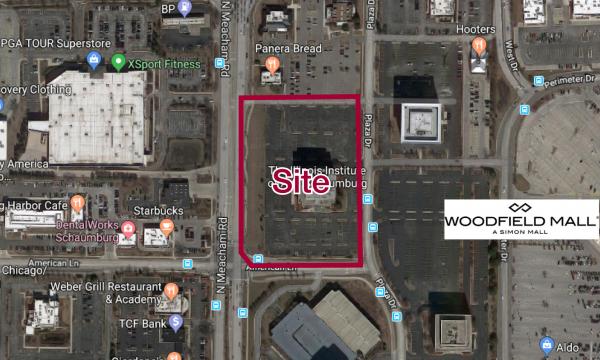 Redevelopment site perfect for retail or office use at Woodfield Mall