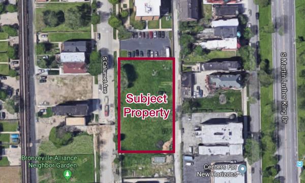 Development site on Calumet in Bronzeville with potential for apartments